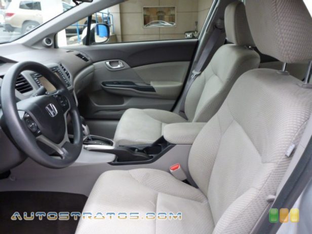 2012 Honda Civic Hybrid Sedan 1.5 Liter SOHC 8-Valve i-VTEC 4 Cylinder Gasoline/Electric Hybri CVT Automatic