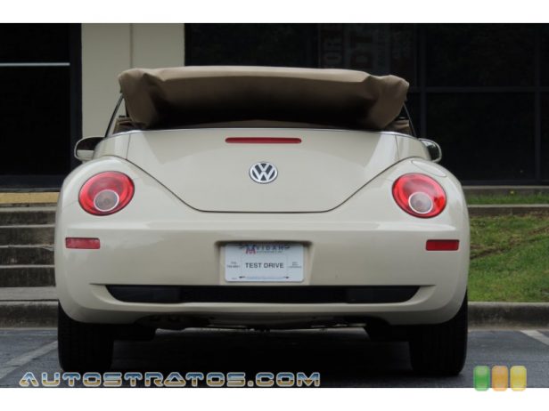 2006 Volkswagen New Beetle 2.5 Convertible 2.5L DOHC 20V Inline 5 Cylinder 6 Speed Tiptronic Automatic
