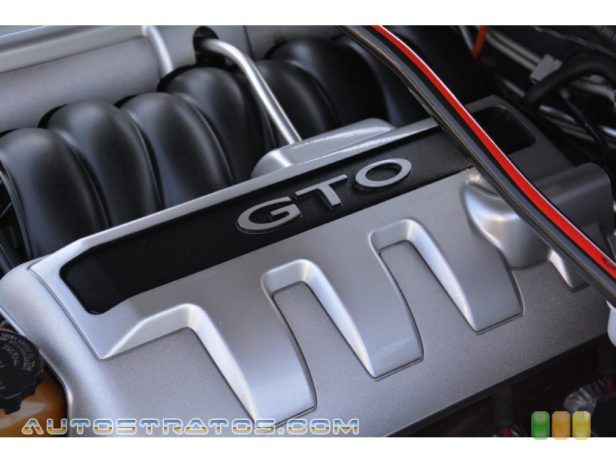 2005 Pontiac GTO Coupe 6.0 Liter OHV 16-Valve LS2 V8 4 Speed Automatic
