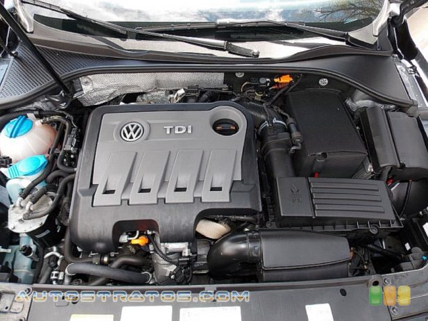 2013 Volkswagen Passat TDI SEL 2.0 Liter TDI DOHC 16-Valve Turbo-Diesel 4 Cylinder 6 Speed DSG Dual-Clutch Automatic