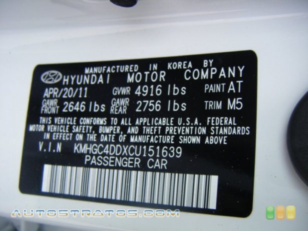 2012 Hyundai Genesis 3.8 Sedan 3.8 Liter GDI DOHC 24-Valve D-CVVT V6 8 Speed Shiftronic Automatic
