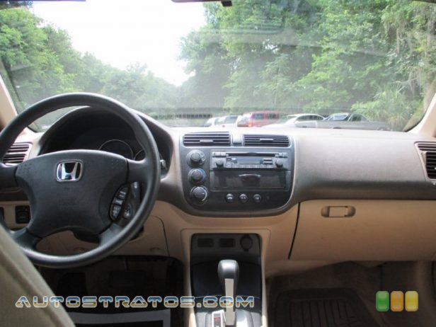 2003 Honda Civic LX Sedan 1.7 Liter SOHC 16V 4 Cylinder 4 Speed Automatic