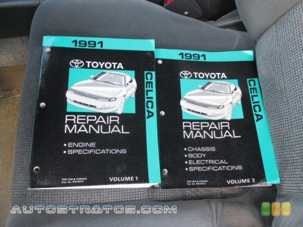 1991 Toyota Celica GT Coupe 2.2 Liter DOHC 16-Valve 4 Cylinder 5 Speed Manual