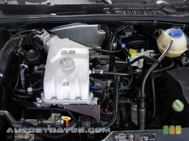 2001 Volkswagen Cabrio GLS 2.0 Liter SOHC 8-Valve 4 Cylinder 4 Speed Automatic