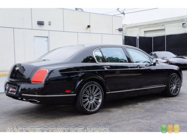 2009 Bentley Continental Flying Spur Speed 6.0 Liter Twin-Turbocharged DOHC 48-Valve VVT W12 6 Speed Automatic