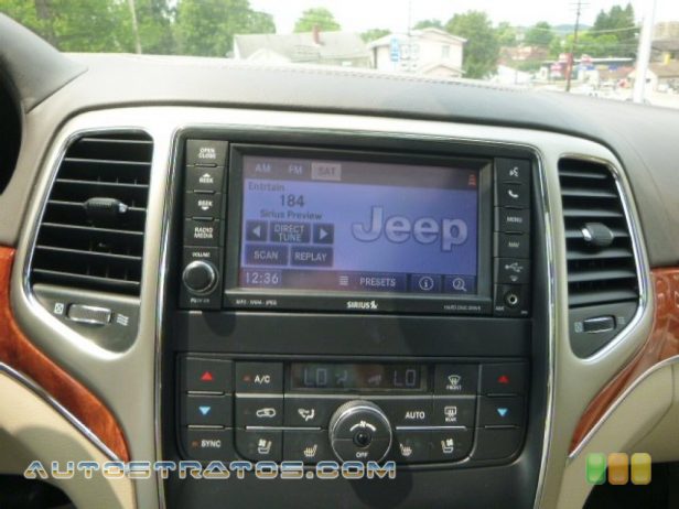 2012 Jeep Grand Cherokee Overland 4x4 3.6 Liter DOHC 24-Valve VVT V6 5 Speed Automatic