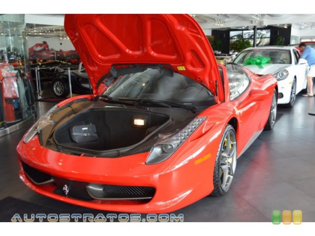 2012 Ferrari 458 Spider 4.5 Liter DI DOHC 32-Valve VVT V8 7 Speed F1 Dual-Clutch Automatic