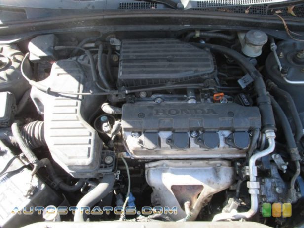 2005 Honda Civic LX Sedan 1.7L SOHC 16V VTEC 4 Cylinder 4 Speed Automatic