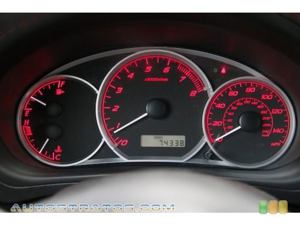 2010 Subaru Impreza WRX Sedan 2.5 Liter Turbocharged SOHC 16-Valve VVT Flat 4 Cylinder 5 Speed Manual