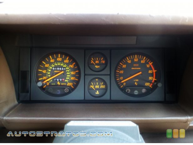 1990 Ferrari Testarossa  4.9 Liter DOHC 48-Valve Flat 12 Cylinder 5 Speed Manual