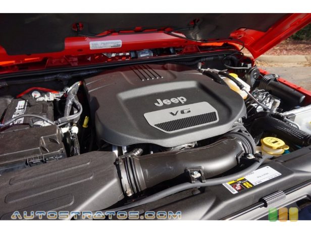 2016 Jeep Wrangler Sahara 4x4 3.6 Liter DOHC 24-Valve VVT V6 5 Speed Automatic