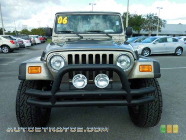 2006 Jeep Wrangler Rubicon 4x4 4.0 Liter OHV 12V Inline 6 Cylinder 4 Speed Automatic
