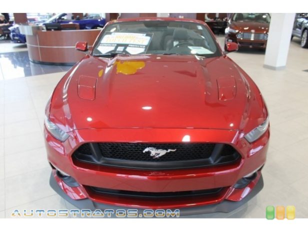 2016 Ford Mustang GT Premium Convertible 5.0 Liter DOHC 32-Valve Ti-VCT V8 6 Speed Manual