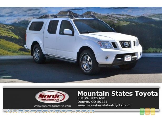 2012 Nissan Frontier Pro-4X Crew Cab 4x4 4.0 Liter DOHC 24-Valve CVTCS V6 5 Speed Automatic