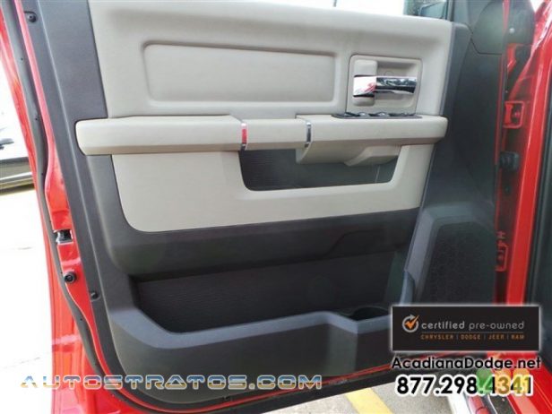 2012 Dodge Ram 1500 Outdoorsman Crew Cab 4x4 5.7 Liter HEMI OHV 16-Valve VVT MDS V8 6 Speed Automatic