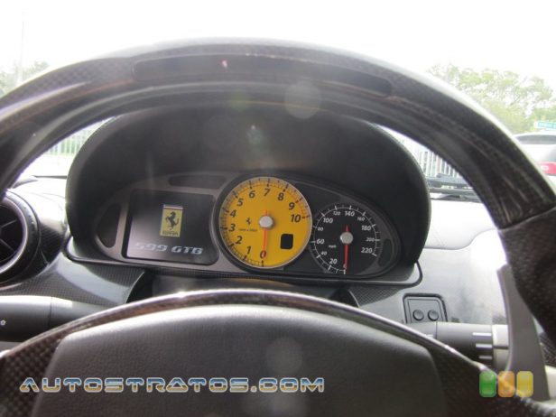 2007 Ferrari 599 GTB Fiorano F1 6.0 Liter DOHC 48-Valve VVT V12 6 Speed F1