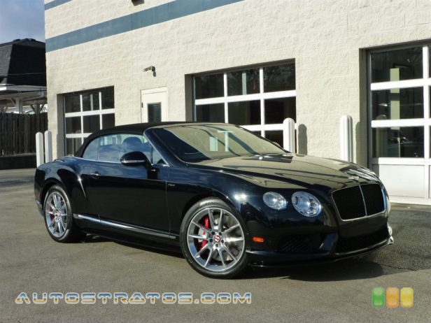 2015 Bentley Continental GT V8 S Convertible 4.0 Liter Twin-Turbocharged DOHC 32-Valve VVT V8 8 Speed ZF Automatic