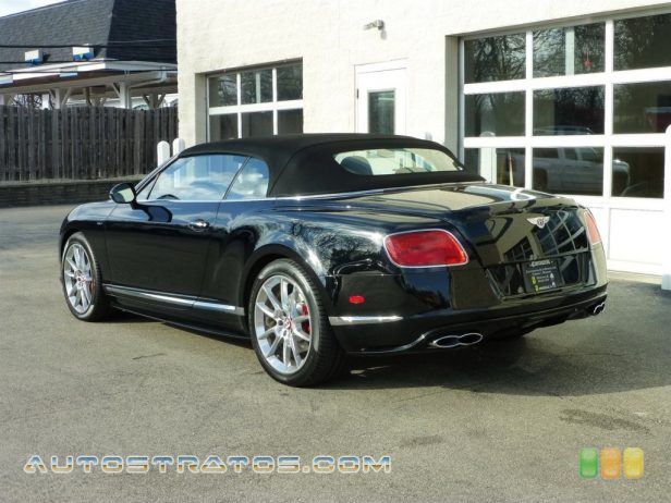 2015 Bentley Continental GT V8 S Convertible 4.0 Liter Twin-Turbocharged DOHC 32-Valve VVT V8 8 Speed ZF Automatic