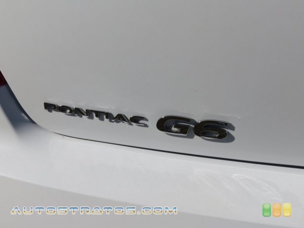 2009 Pontiac G6 Sedan 2.4 Liter DOHC 16-Valve VVT 4 Cylinder 4 Speed Automatic