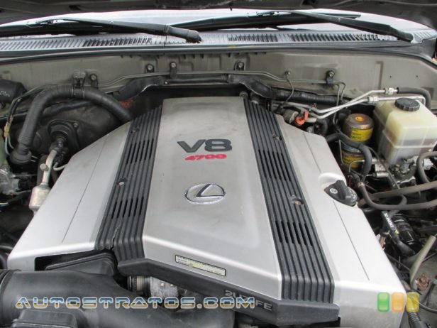 2000 Lexus LX 470 4.7 Liter DOHC 32-Valve V8 4 Speed Automatic