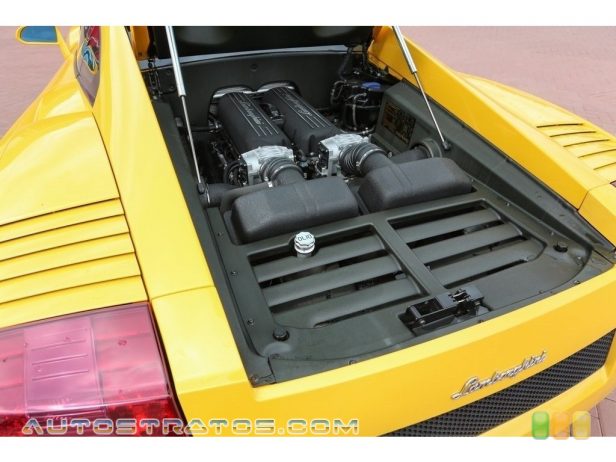 2007 Lamborghini Gallardo Coupe 5.0 Liter DOHC 40-Valve VVT V10 6 Speed E-Gear