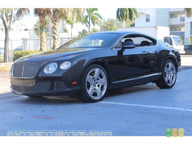 2012 Bentley Continental GT  6.0 Liter Twin-Turbocharged DOHC 48-Valve VVT W12 6 Speed Automatic