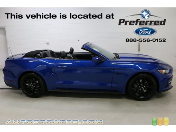 2017 Ford Mustang GT Premium Convertible 5.0 Liter DOHC 32-Valve Ti-VCT V8 6 Speed SelectShift Automatic