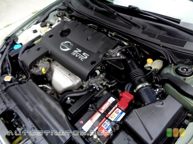 2006 Nissan Altima 2.5 S 2.5 Liter DOHC 16V CVTC 4 Cylinder 4 Speed Automatic