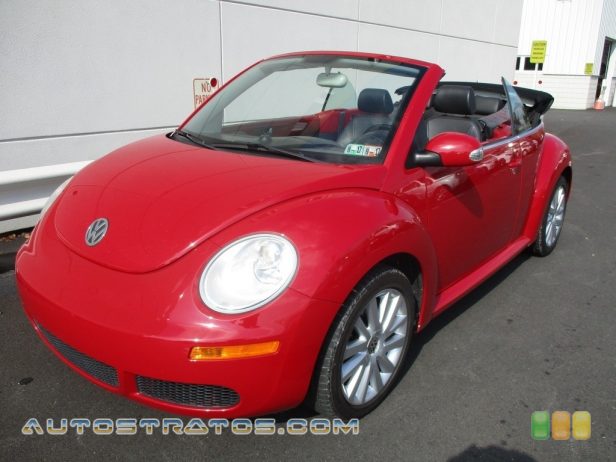 2008 Volkswagen New Beetle SE Convertible 2.5L DOHC 20V 5 Cylinder 6 Speed Tiptronic Automatic