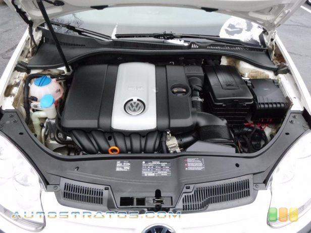 2009 Volkswagen Rabbit 2 Door 2.5 Liter DOHC 20-Valve 5 Cylinder 5 Speed Manual