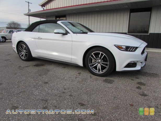 2015 Ford Mustang EcoBoost Premium Convertible 2.3 Liter GTDI Turbocharged DOHC 16-Valve EcoBoost 4 Cylinder 6 Speed SelectShift Automatic