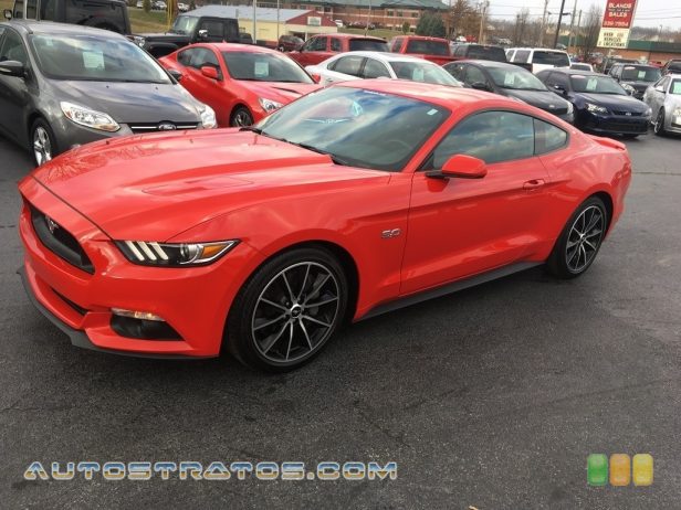 2016 Ford Mustang GT Coupe 5.0 Liter DOHC 32-Valve Ti-VCT V8 6 Speed SelectShift Automatic
