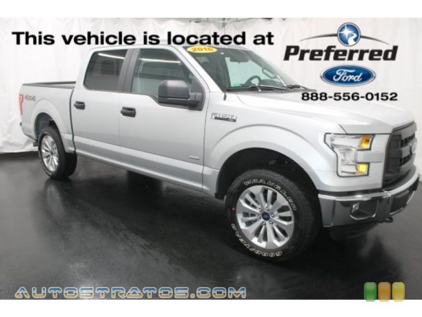 2016 Ford F150 XL SuperCrew 4x4 2.7 Liter DI Twin-Turbocharged DOHC 24-Valve EcoBoost V6 6 Speed Automatic