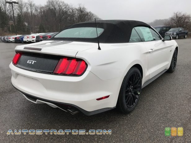 2017 Ford Mustang GT Premium Convertible 5.0 Liter DOHC 32-Valve Ti-VCT V8 6 Speed Manual