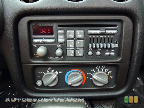 2002 Pontiac Firebird Trans Am Coupe 5.7 Liter OHV 16-Valve LS1 V8 4 Speed Automatic
