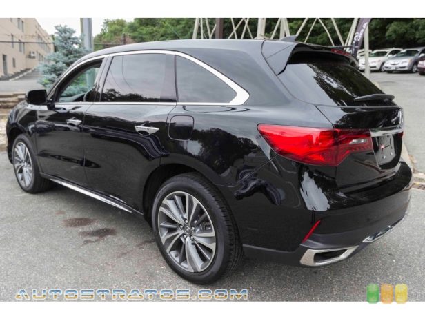 2017 Acura MDX Technology SH-AWD 3.5 Liter DI SOHC 24-Valve i-VTEC V6 9 Speed Sequential SportShift Automatic