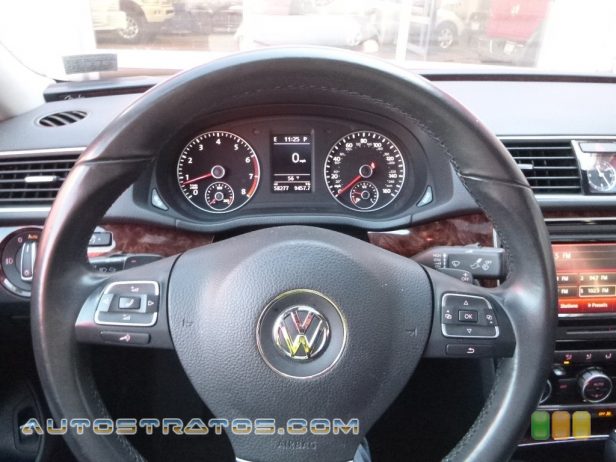 2013 Volkswagen Passat V6 SEL 3.6 Liter FSI DOHC 24-Valve VVT V6 6 Speed Tiptronic Automatic