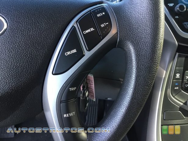 2016 Hyundai Elantra SE 1.8 Liter DOHC 16-Valve D-CVVT 4 Cylinder 6 Speed SHIFTRONIC Automatic