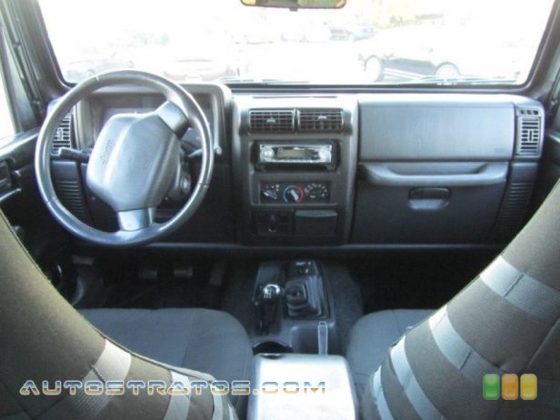 2002 Jeep Wrangler X 4x4 4.0 Liter OHV 12-Valve Inline 6 Cylinder 5 Speed Manual