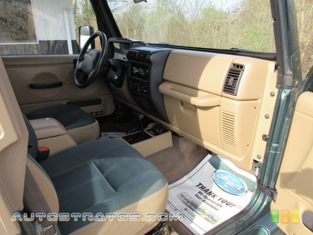 2000 Jeep Wrangler Sahara 4x4 4.0 Liter OHV 12-Valve Inline 6 Cylinder 3 Speed Automatic