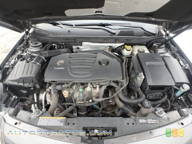 2011 Buick Regal CXL Turbo 2.0 Liter Turbocharged SIDI DOHC 16-Valve VVT ECOTEC 4 Cylinder 6 Speed DSC Automatic