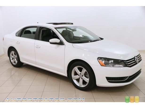 2013 Volkswagen Passat 2.5L SE 2.5 Liter DOHC 20-Valve 5 Cylinder 6 Speed Tiptronic Automatic