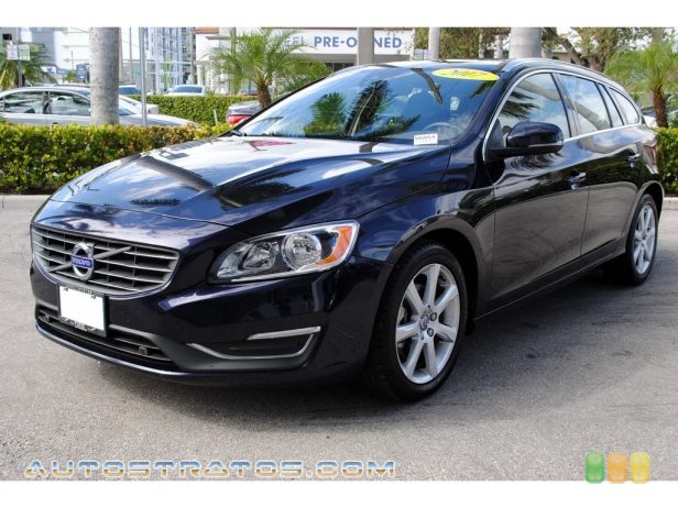 2017 Volvo V60 T5 2.0 Liter Turbocharged DOHC 16-Valve 4 Cylinder 8 Speed Geartronic Automatic
