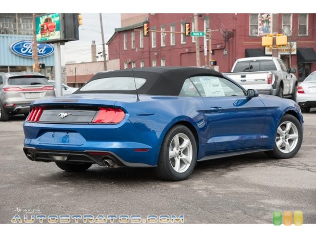 2018 Ford Mustang EcoBoost Convertible 2.3 Liter Turbocharged DOHC 16-Valve EcoBoost 4 Cylinder 10 Speed SelectShift Automatic
