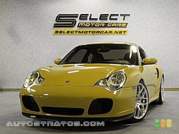 2002 Porsche 911 Turbo Coupe 3.6 Liter Twin-Turbocharged DOHC 24V VarioCam Flat 6 Cylinder 6 Speed Manual