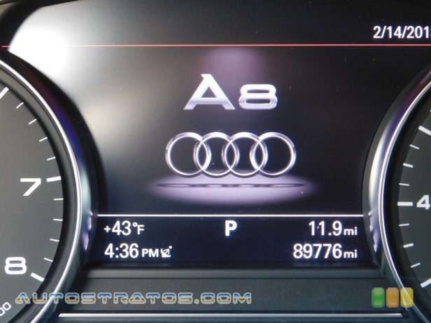 2012 Audi A8 L 4.2 quattro 4.2 Liter FSI DOHC 32-Valve VVT V8 8 Speed Tiptronic Automatic