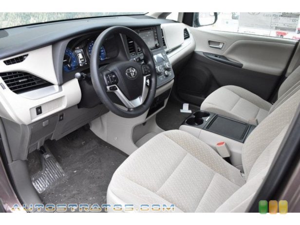 2018 Toyota Sienna LE 3.5 Liter DOHC 24-Valve Dual VVT-i V6 8 Speed Automatic
