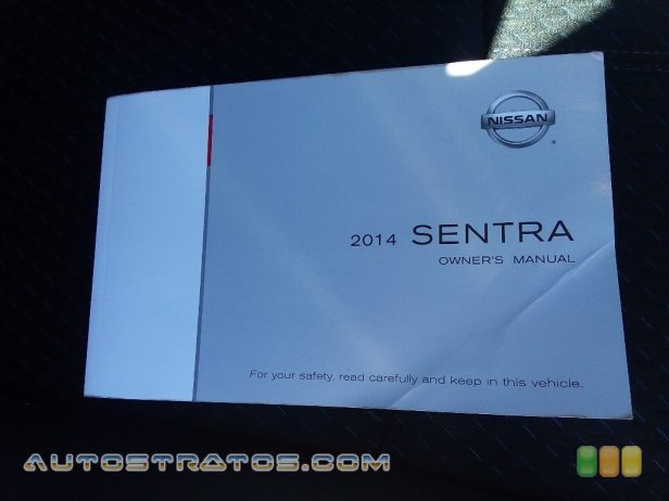 2014 Nissan Sentra SR 1.8 Liter DOHC 16-Valve CVTCS 4 Cylinder Xtronic CVT Automatic