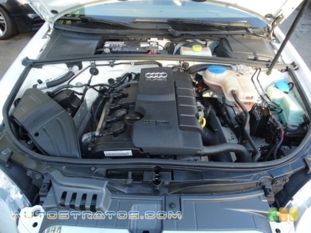 2008 Audi A4 2.0T Special Edition quattro Sedan 2.0 Liter FSI Turbocharged DOHC 16-Valve VVT 4 Cylinder 6 Speed Tiptronic Automatic