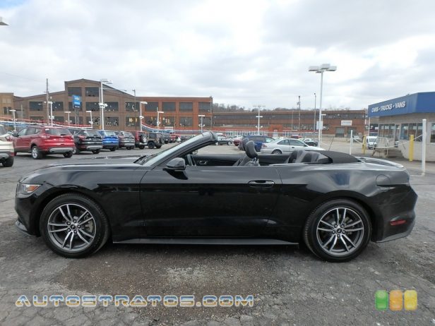 2017 Ford Mustang EcoBoost Premium Convertible 2.3 Liter DI Turbocharged DOHC 16-Valve GTDI 4 Cylinder 6 Speed SelectShift Automatic